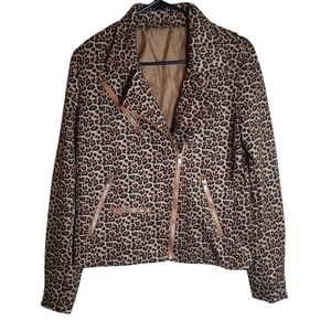 Leopard Print Jacket for Women SIZE (M)
